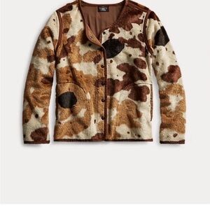 Ralph Lauren Double RL Brown and Cream Jacket